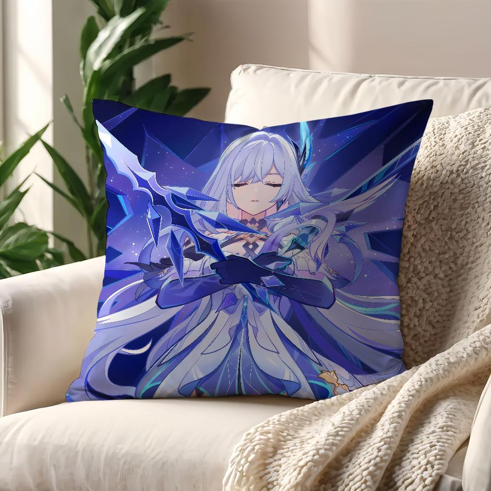 Game Skirk Genshin Impact cushion cover Pillow Cover Decoration Room Home Sofa living Office Car Nordic Simplicity