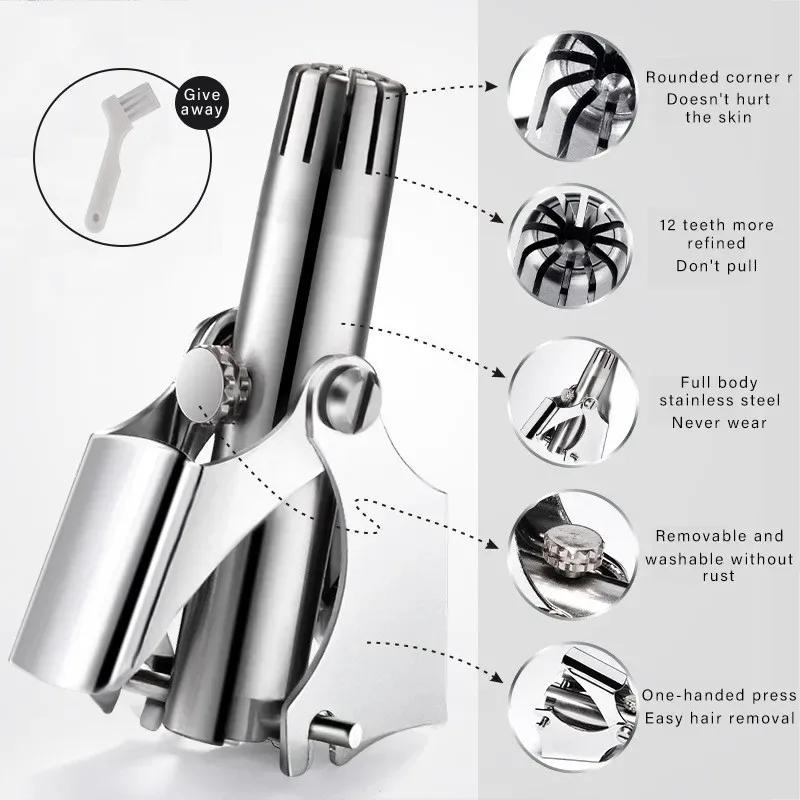 Shower Accessories Bathroom Household Merchandises Home Products Men Washable Noiseless Women Nose Hair Trimmer Supplies Garden