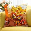 G-Golden Cheese C-Cookie   Various Sizes Square Pillow Case For Car Home Bedchamber Decor