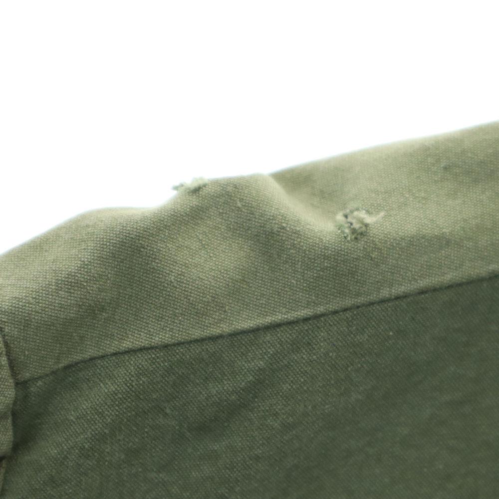 GREG LAUREN Made in USA Long sleeve Zip jacket 1 Khaki Men's Used