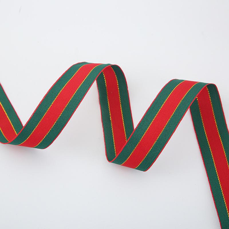 Festliches Band für Weihnachtsbaum & Geschenkverpackung - Elch & Weihnachtsmann Designs