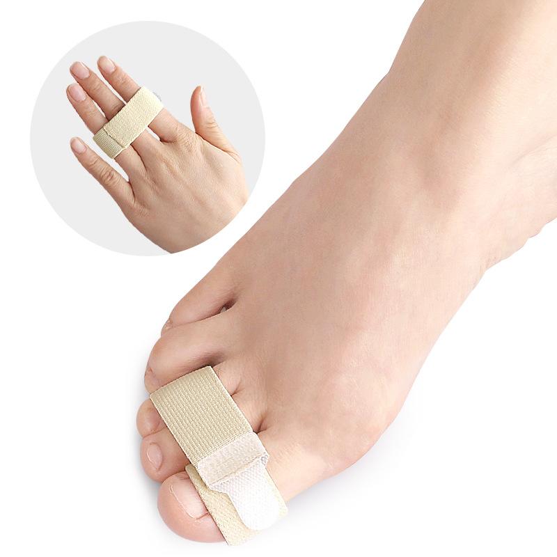 Finger Splitter Day and Night Overlap Thumb Valgus with Bandage Wear Middle Toe Stretcher Elastic Cloth Toe Strap