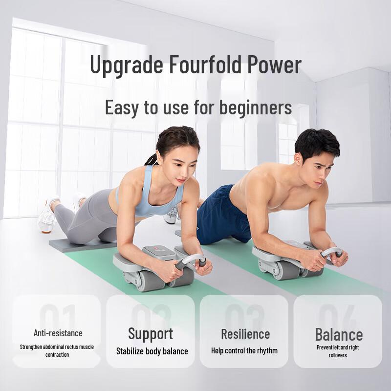 Keep Smart Rebound Abdominal Wheel with Elbow Support