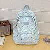 Schoolbag star printing large capacity junior high school student schoolbag to reduce the burden of spine protection high value commuter 