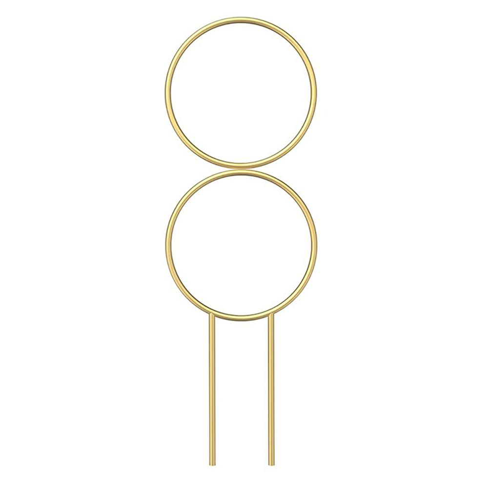 Metal Trellis for Climbing Plants Indoor In the Garden, Plant Climbing Rack Potted Plants Gold Trellis Support Garden Supplies