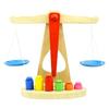 Wooden Balance Scale Toy for Early Learning: Teaches Babies Balance Principles, Ages 0.5-3 Years