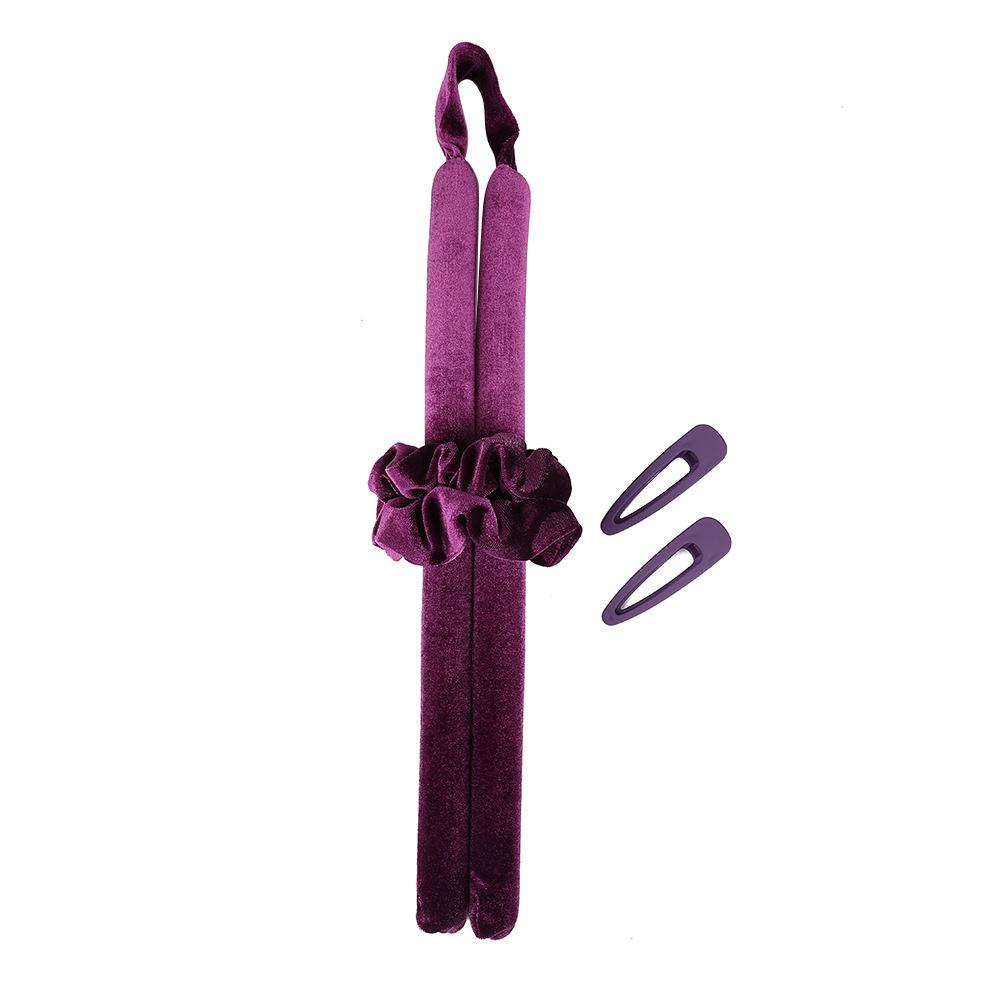 EVA Big Wave Curling Wand No Heat Microfiber Super Plush Heatless Curling Iron Lazy Curling Wand Heatless Curls Rollers Ribbon