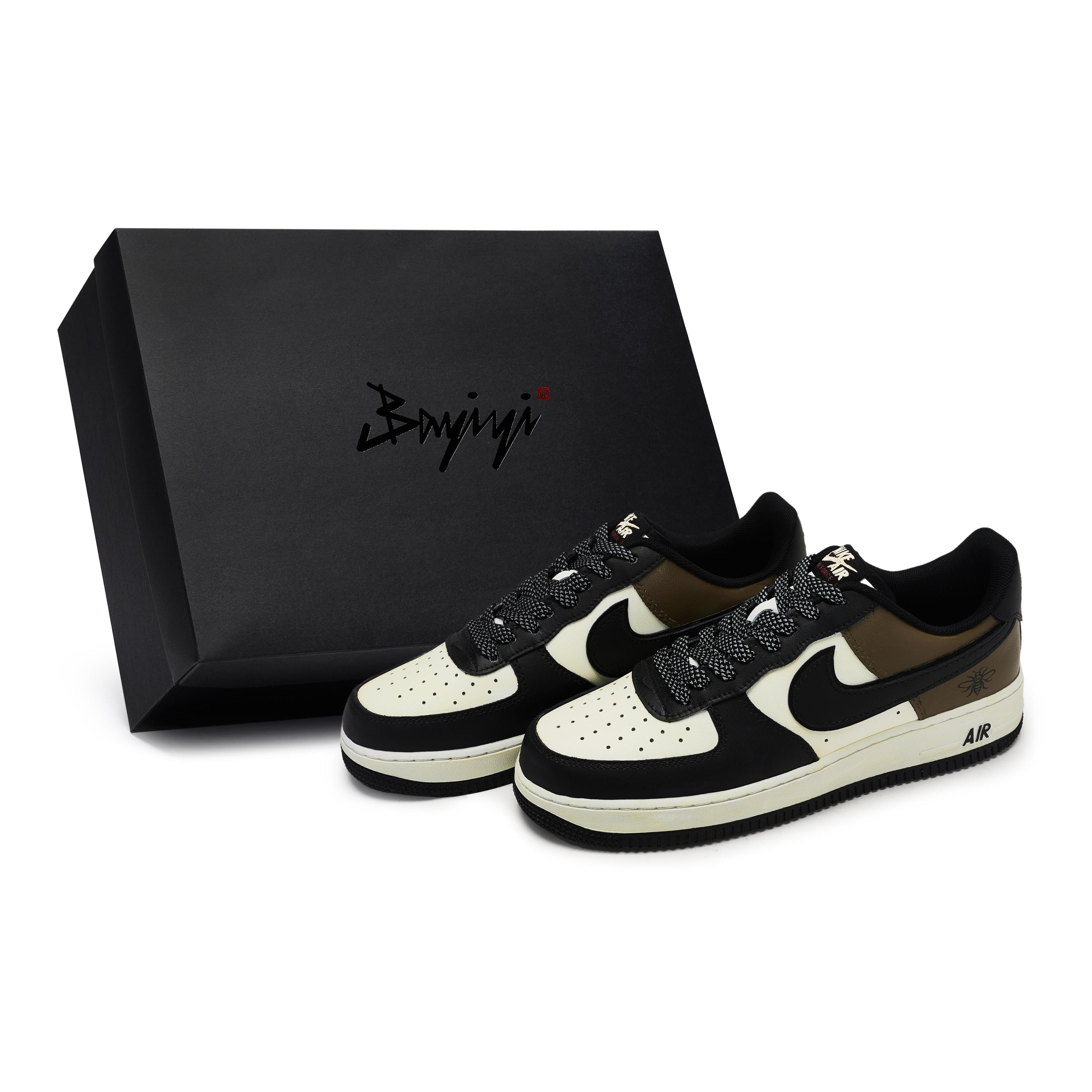 

Nike Air Force 1 Skateboard Shoes Unisex Low Top Black/Brown DV0788-001(Team80-SBOX) 44.5