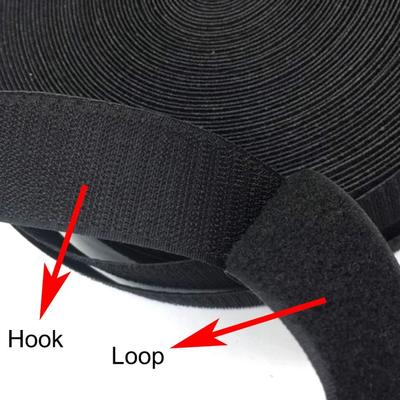 10 metrů/pár Opakovaně použitelné nelepivé suché zipy Magické nylonové samolepky na šití DIY doplňky 20/25/30/50 mm široké