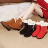 Thick Sole Anti-skid Short Boots Soft Sole Anti-skid Snow Boots Leisure Comfortable Warm Winter Women's Shoes 36-40 Botas Mujer