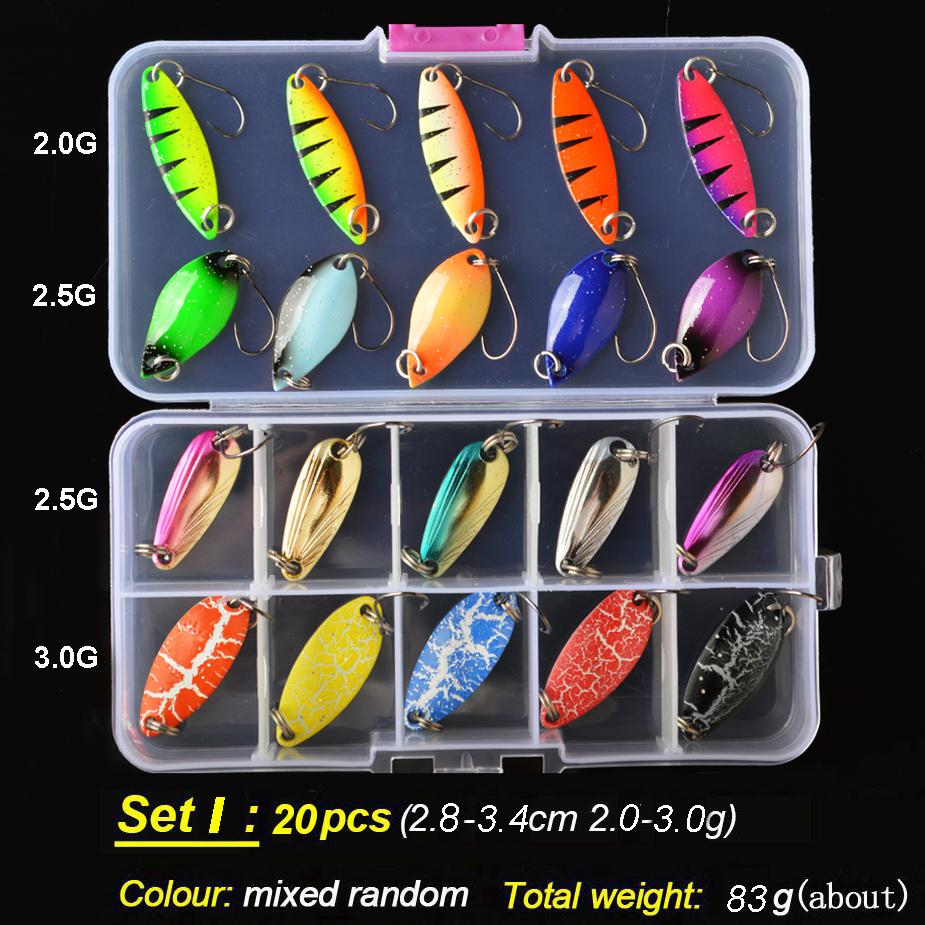 TOMA Trout Spoon Lure Set Metal Bait 2.5g 3g 4.5g 5g mixed Colors Pesca Freshwater Fishing Tackle Isca Artificial Lake Fishing