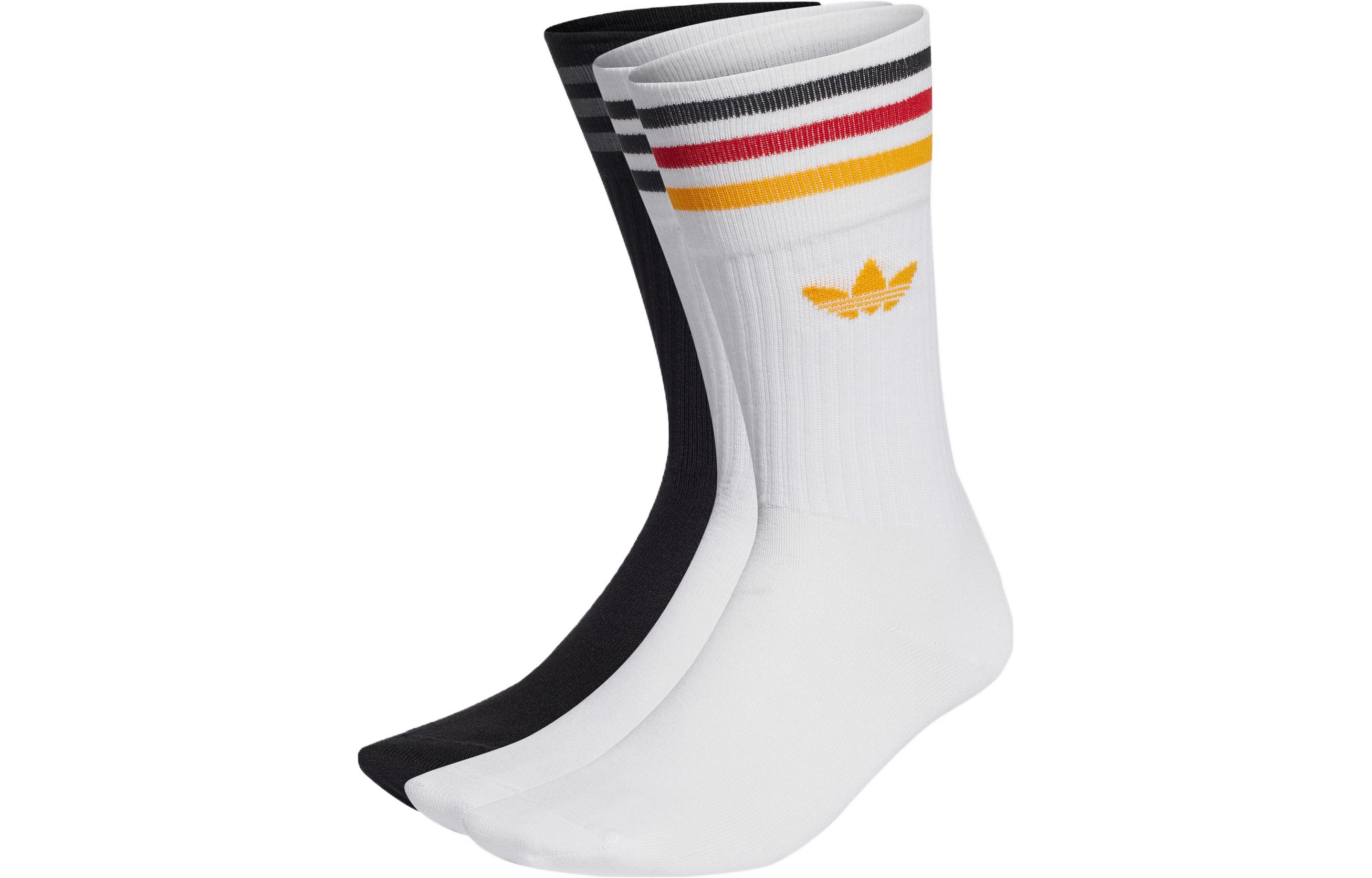 Adidas Originals Solid Crew Sock Crew Socks Unisex 3 Pack HM2740 M