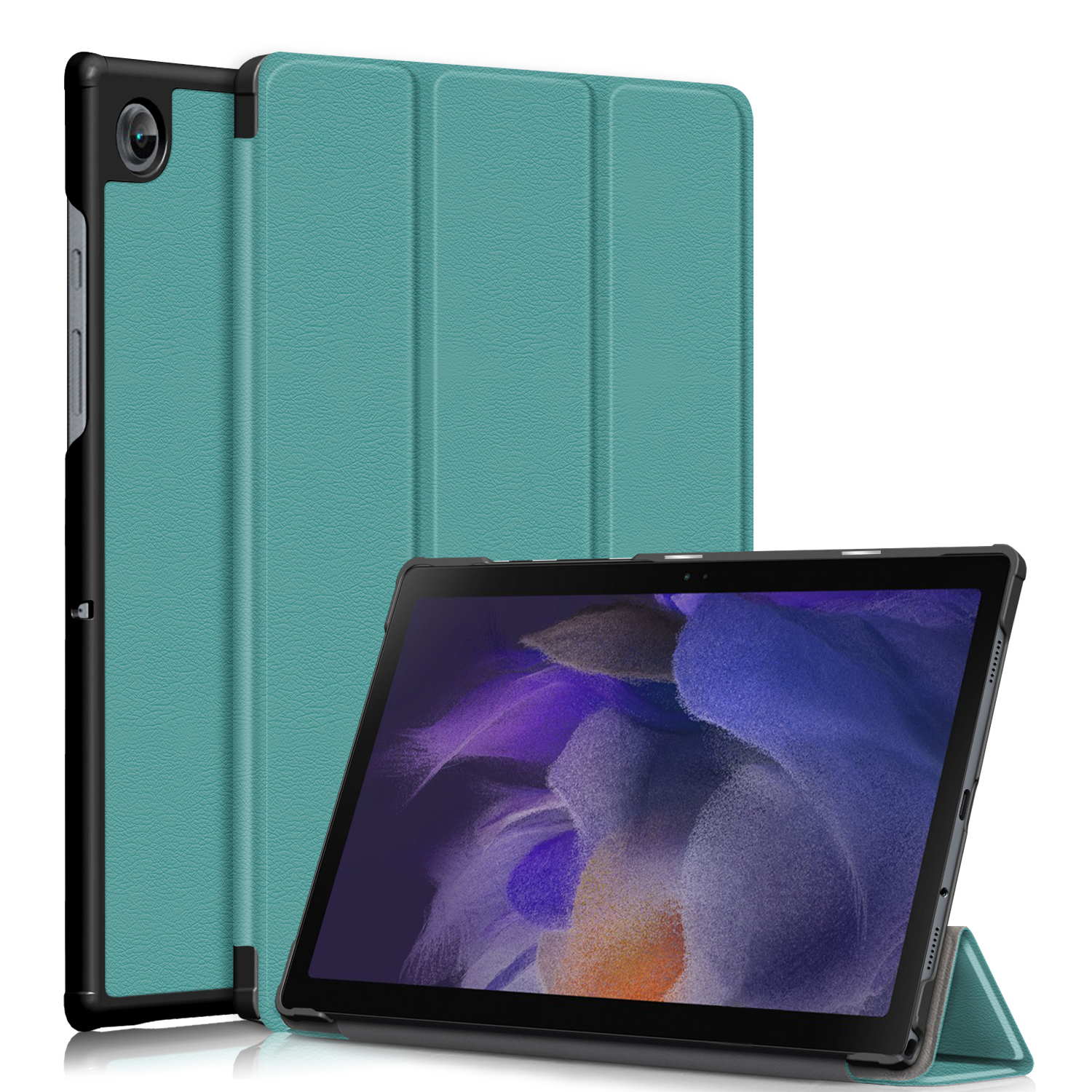 

Чохол для Samsung Galaxy Tab A8 2021 PU Фліп Трискладний Магнітний Шкіряний PU Чохол-підставка для Samsung Tab TAB A 2019 T290 T295 Чохол для планшета Funda Tab A8 2021 брунька, зелений колір