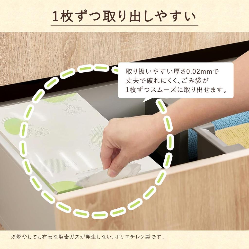 Nihon Giken Kogyo Garbage 200 Sheets Sheets x 2 Boxes Shakashaka Commercial Home Use Bags, Translucent, 70L, (100 / 0.02mm) Type, Boxed, Use,