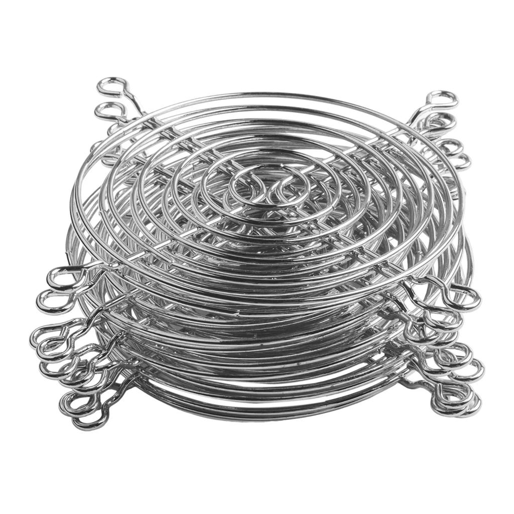 Grille de protection pour ventilateur de refroidissement en métal 90 mm Filtre net de protection contre les radiations Installation facile Efficacité de refroidissement optimale