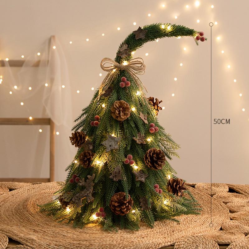 Christmas Festival Mini Desktop DIY Ornament - Small Tree Decoration