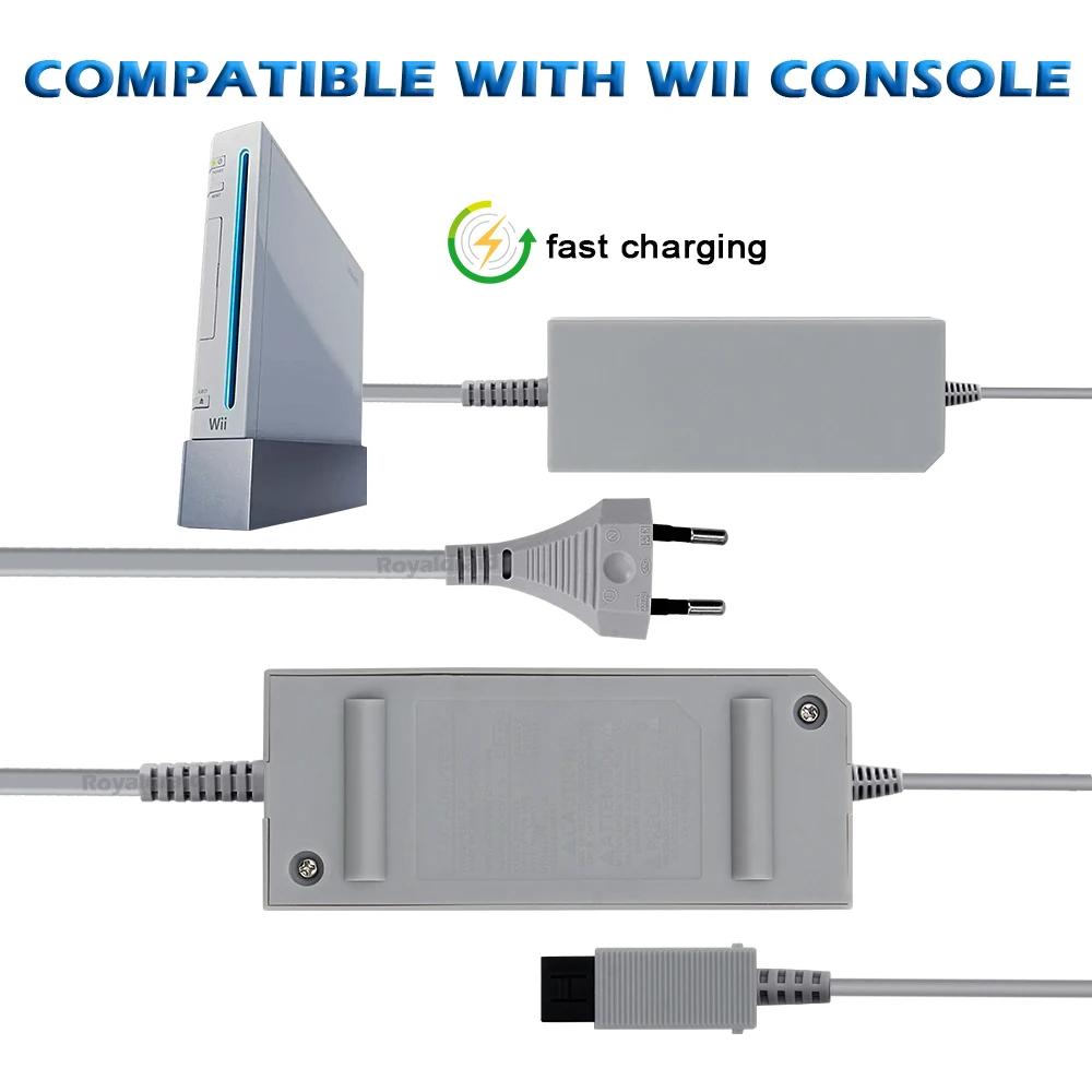 NEW For Nintendo Wii Game Console AC Adapter 100-240V 12V 3.7A Home Wall Power Supply Adapter EU/US Plug AC Charger High Quality