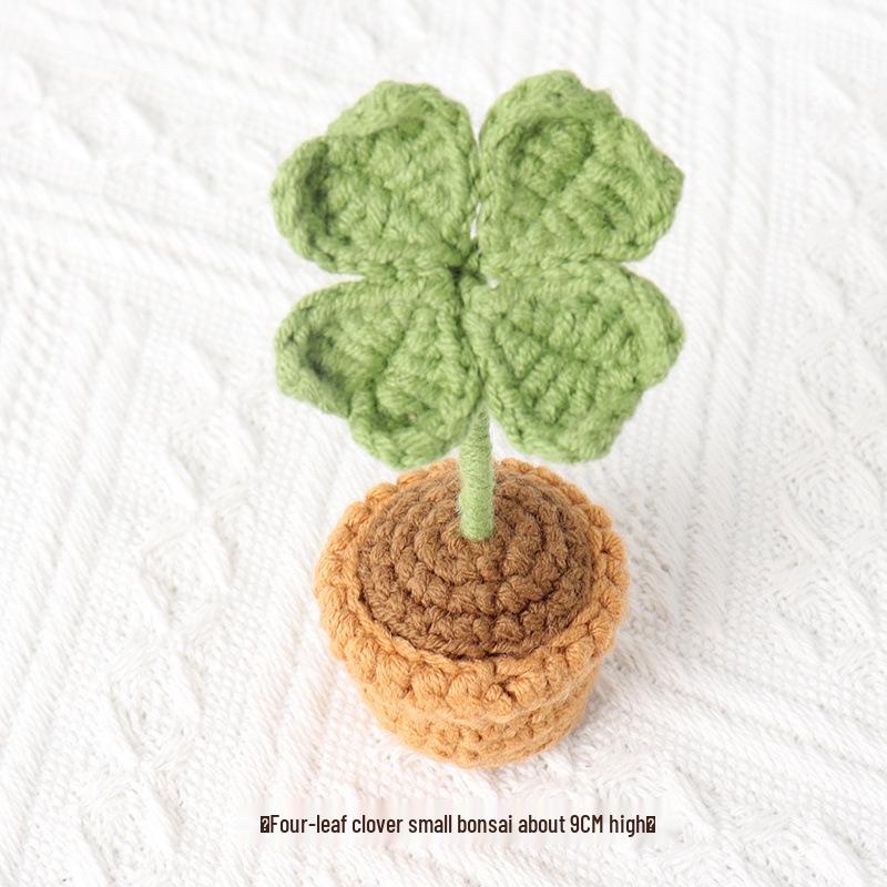 

Напівфабрикат Пряжа Tulip Набір матеріалів для в язання гачком - Ручна робота Квітковий букет у горщику.