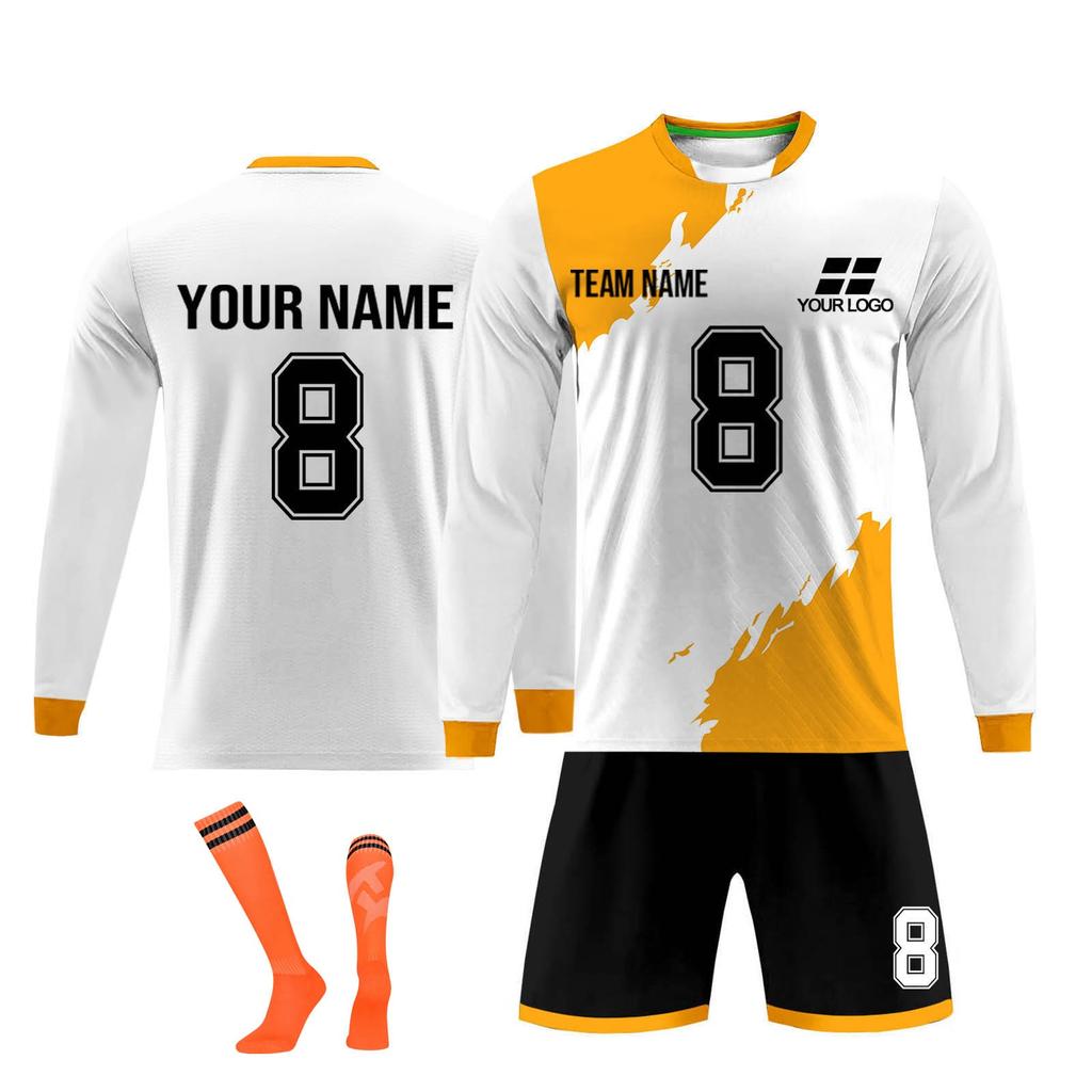 Kit de camisas personalizadas masculinas meninas com número de nome camisas de futebol personalizadas para meninos terno de treinamento