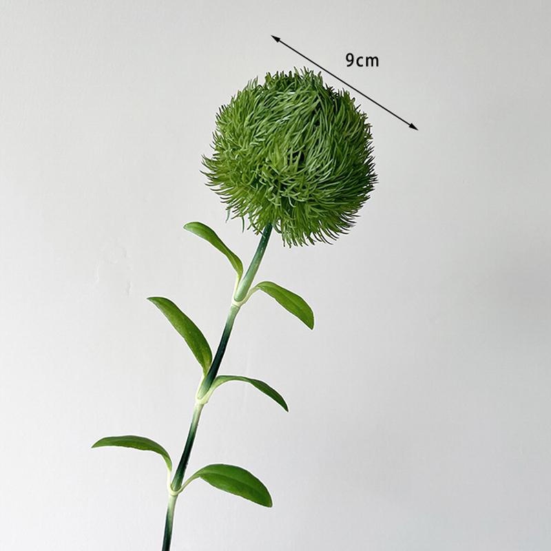

Green Dianthus Artificial Plants Plastic Greenery Green Ball Dianthus Decoration Home Interior Greenery