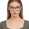 Metal Eyeglass Frame Retro Glasses Frame Women's Eyeglass Frame High-quality Metal Optical Prescription Frame