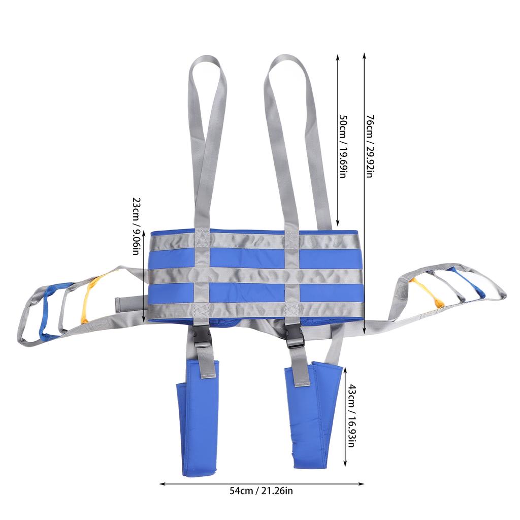 Patientenlifter Schlinge Professioneller Verstellbarer Transfergürtel Gurt Gehhilfen Stehhilfen für ältere Menschen