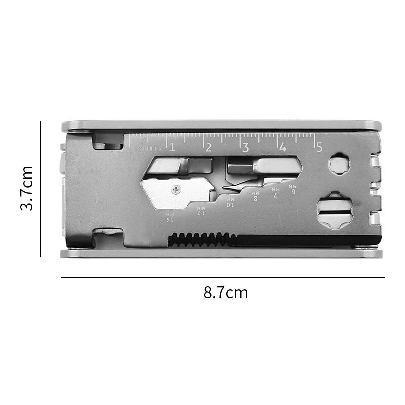 Multifunctional Hex Wrench Tool with LED Light and Magnifier