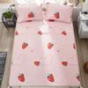2Pcs/Set Cartoon Pattern Foldable Summer Cooling Sleeping Mat Air Conditioning Mat with Pillowcase