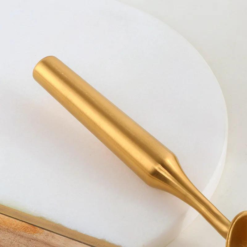 1 Stück Eisportionierer Stacks Edelstahl Eiscreme Bagger Antihaft-Fruchteiskugel Maker Wassermeloneneis Löffel Werkzeug