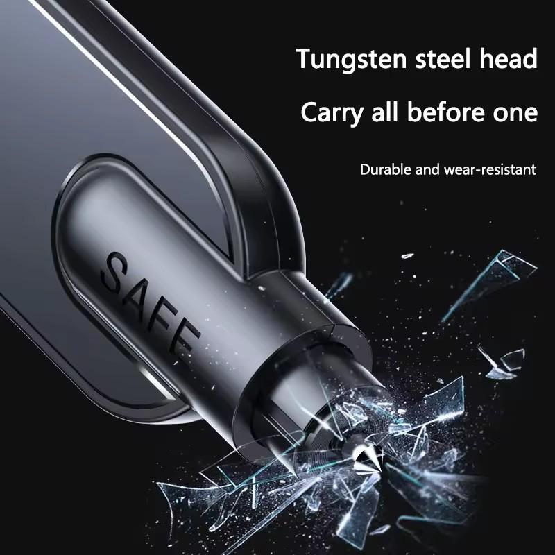 AMR1 Car Safety Hammer Auto Emergency Glass Window Breaker Seat Belt Cutter Escape Tool For Tesla Model 3 Model S X Y Roadster SpaceX