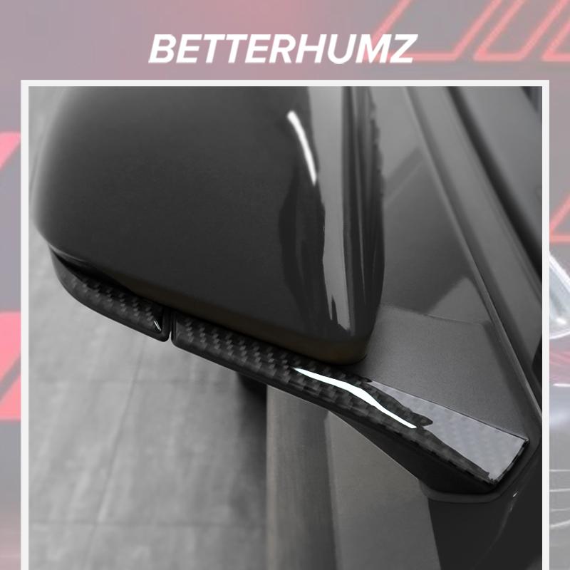 For Ford Mustang GT 2026 2026 Carbon Fiber Rearview Mirror Strip Trim Anti-collision Sticker Car Exterior Protect Accessories
