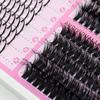 Cluster Lashes Individual Extensions Mixed Tray DIY Eyelash Set Soft Natural Curl Long Lasting for Party and Everyday Use