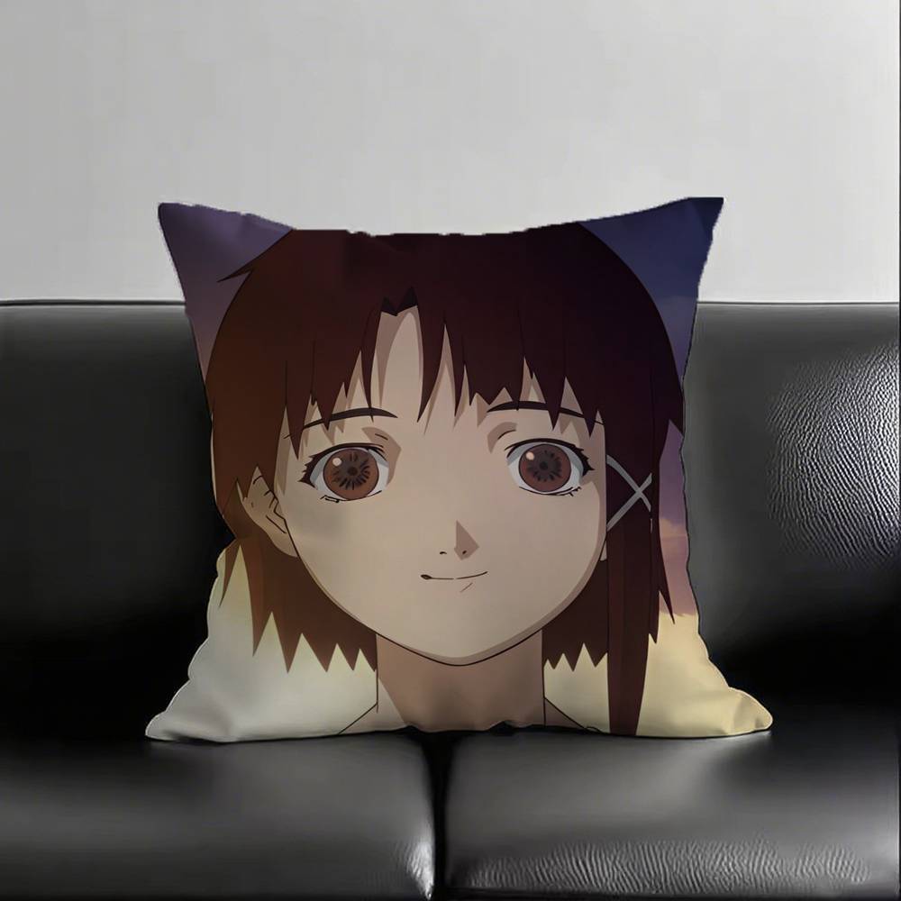 Serial Experiments Lain Kissenbezug Quadratisch Schlafzimmer Sofa Freizeit Komfort Kissen Auto Wohnzimmer Heimdekoration
