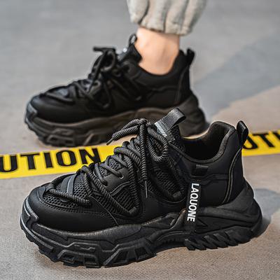 New Men's Thick-soled Heightening Dad Shoes Trendy Student Mesh Casual Sports Shoes Men's Shoes