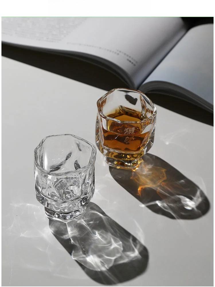 Dassai Sake Drink Cup Japanese Designer Zen Crystal Tasting Wine Tumbler Liquor Shot Glass Whiskey Whisky Tumbler Brandy Snifter