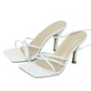 Women's Strappy Heels Sandals Sexy Low Heeled Ankle Strap Summer Dress Shoes Kitten Heels Square Toe Low Heels Ankle Strap Heeled Sandals for Women