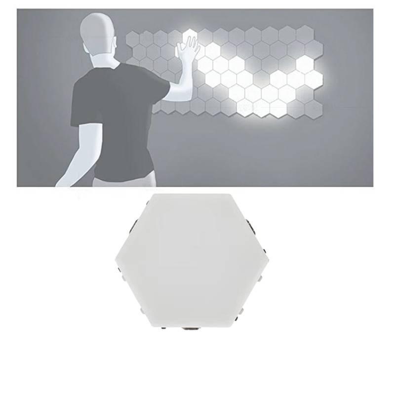Modern Minimalist Led Quantum Wall Light Touch Sensor Honeycomb Design For Home Dcor