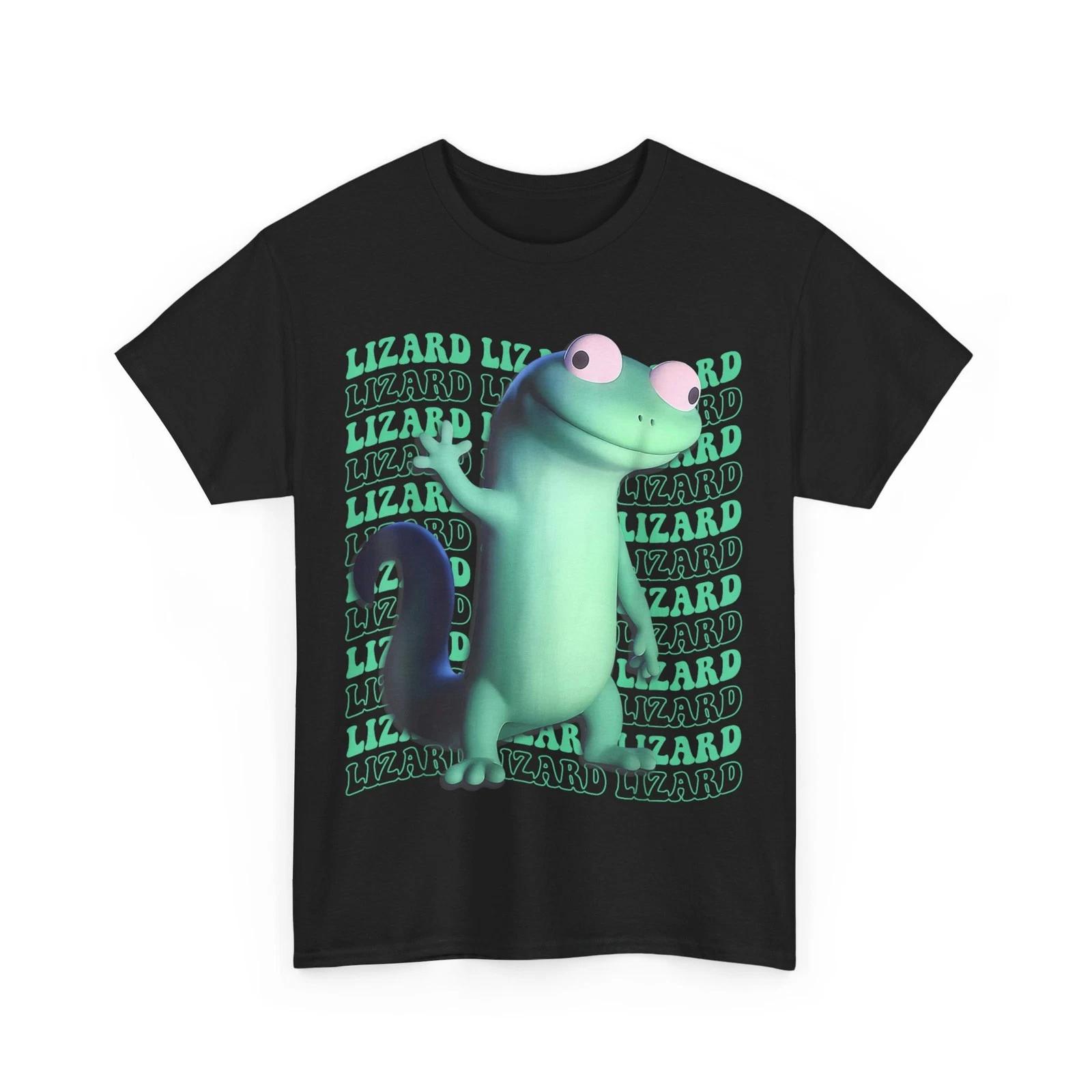 Funny Lizard Meme Animal Women Men T-Shirt 3XL