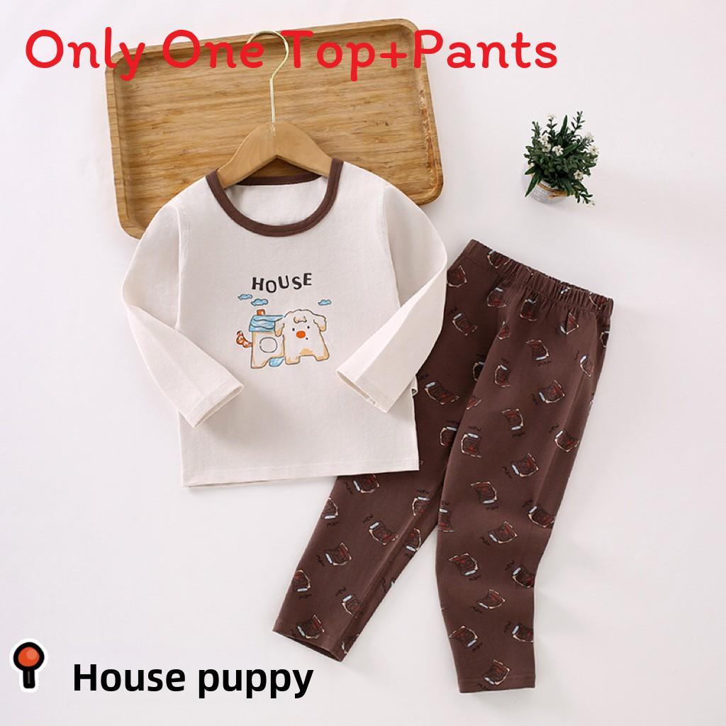 Kids Cotton Thermal Underwear Set With Soft Fabric For Autumn And Spring Playtime