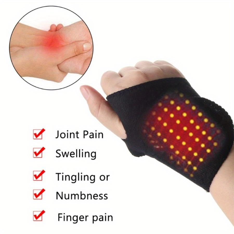 Magnetische Therapie Selbsterhitzende Handgelenkstütze Klammer Wrap Beheizter Handwärmer Kompression Schmerzlinderung Armband Gürtel