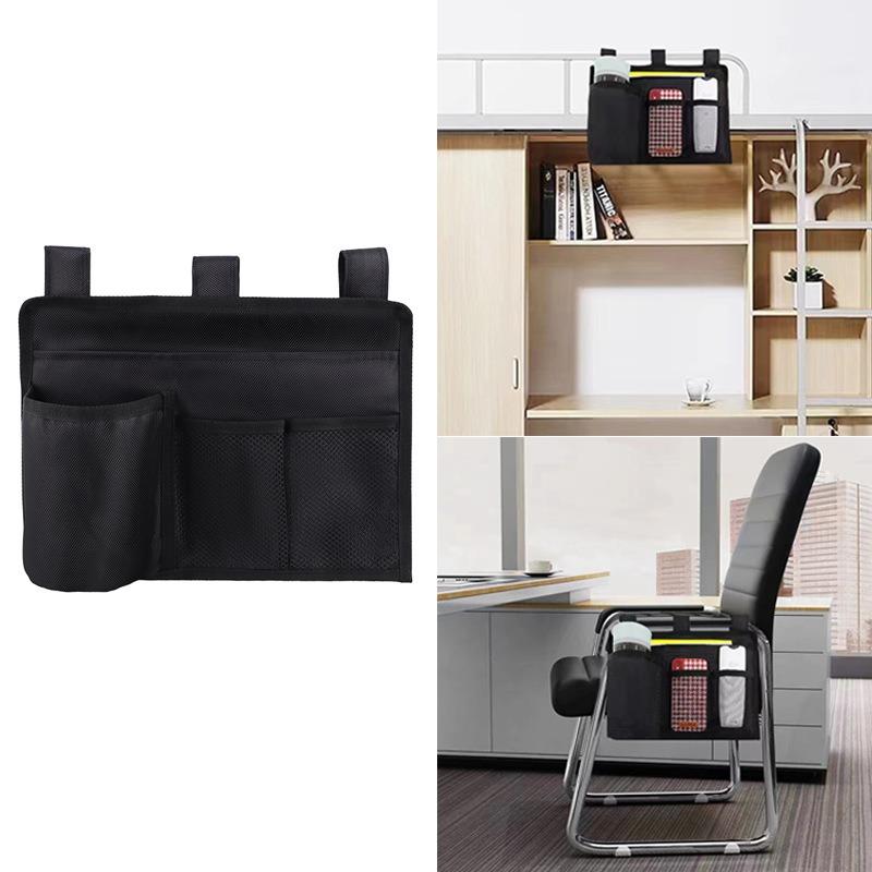 Organizer Multi Pockets Hanging Bag Bed Bedside Organizer Durable Washable Compartment Storage Bag Easy Installation Breathable