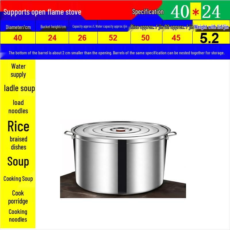

Stainless Steel Stock Pot with Lid