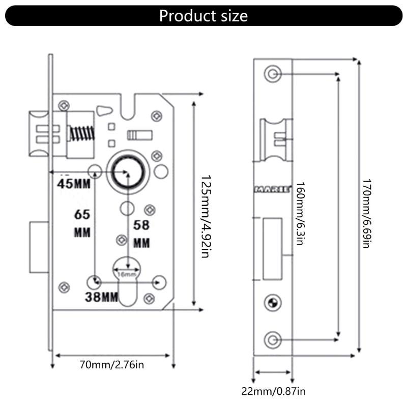 Practical Matte Black Dummy Door Handle Set 2 Pack Easy Installion Designs Accessory for Contemporary Interior Door