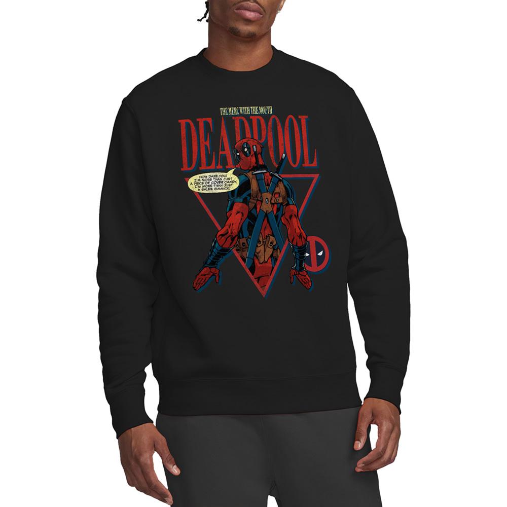 Deadpool Unisex Adult Cover Candy Sweatshirt