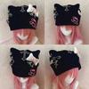 Y2K Style Knitted Windproof Hat Cute Students Outdoor Cycling Skiing Hat Lovely Cold Winter Keep Warm Hat for Couple