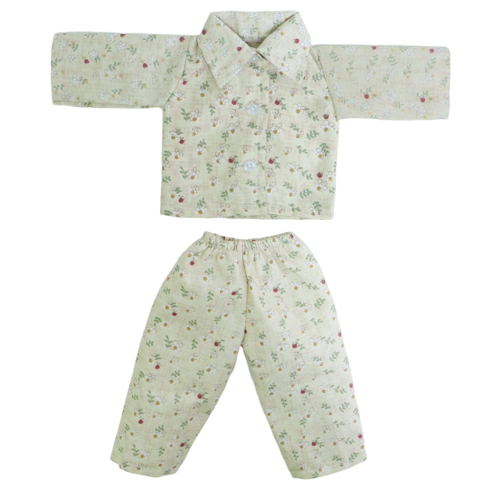 

18-дюймовые кукольные пижамы, стильные цветочные горошки в клетку, модные наряды, повседневная одежда для американских кукол, игрушки для девочек 45 см/43 см, аксессуары для кукольного домика