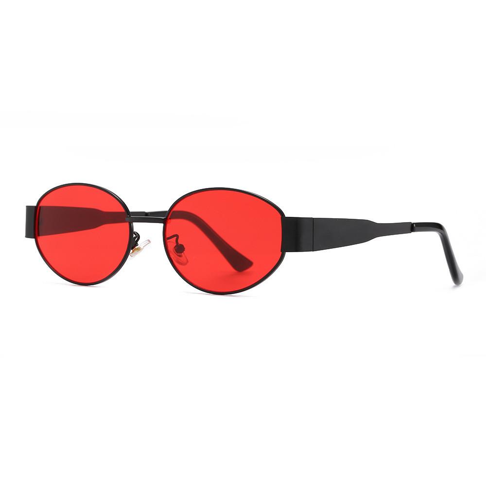 

Metal Oval Sunglasses For Women With Uv400 Protection And Polarized Lenses For Fashion And Outdoor Activities BlackFrameOrange