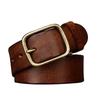 Italian Retro Old First Layer Pure Cowhide Belt Men'S Genuine Leather Belt New Trend Versatile