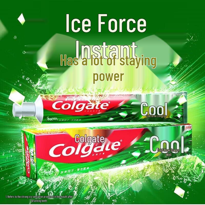 Colgate Longjing Tea & Icy Mint Fresh Breath Toothpaste Twin Pack