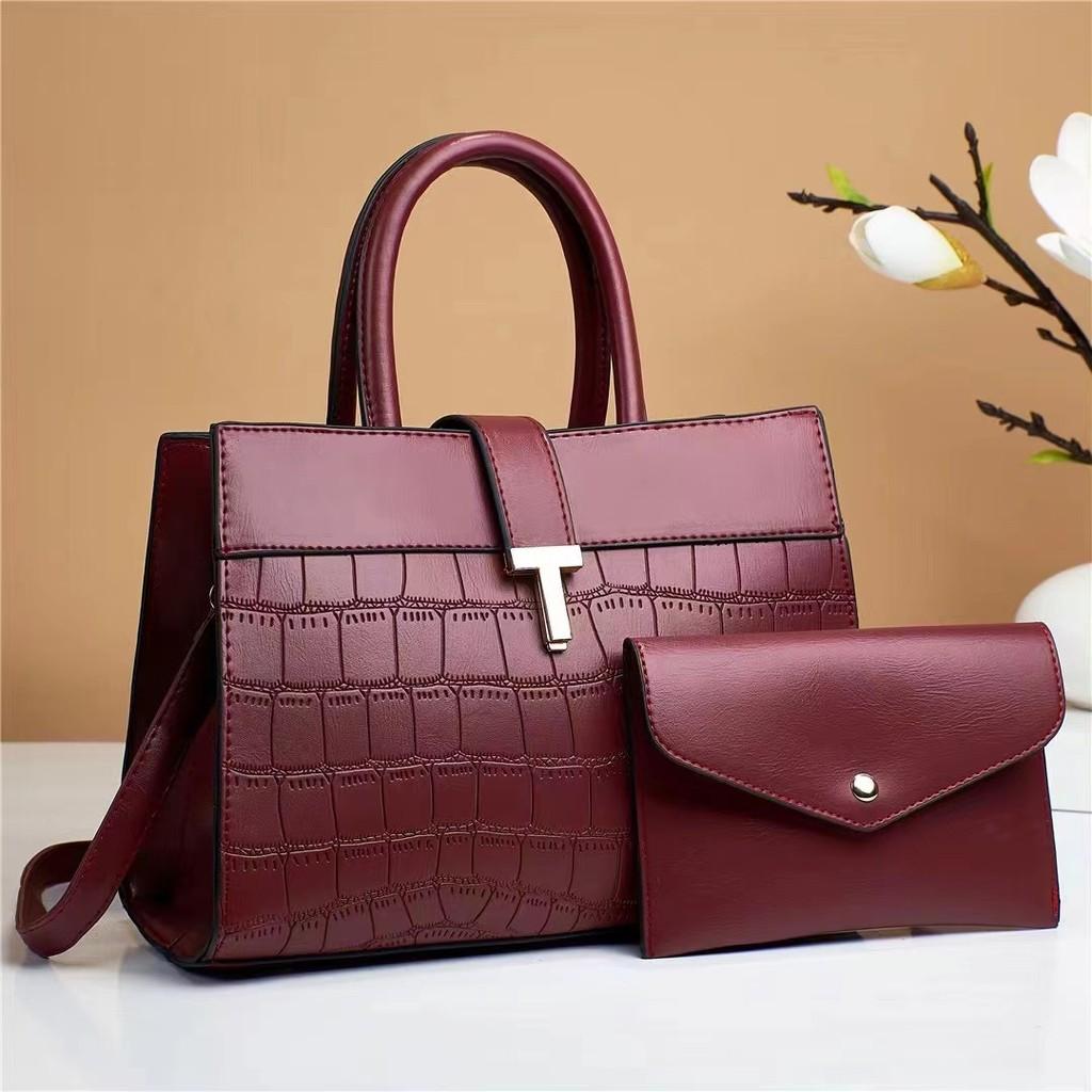 Color Classic Solid Women Shoulder Bag Soft Structure Versatile Travel Design